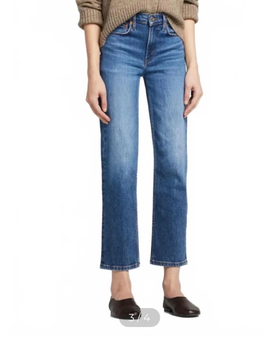 RE/DONE Mid Rise Stove Pipe Jeans Size 28